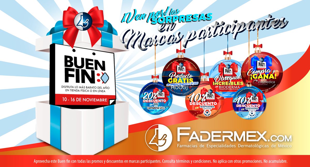 Fadermex's tweet photo. ¡Ven ya al #BuenFin de #Fadermex, y espera todas las sorpresas que traemos para ti! https://t.co/SRivew0MpH