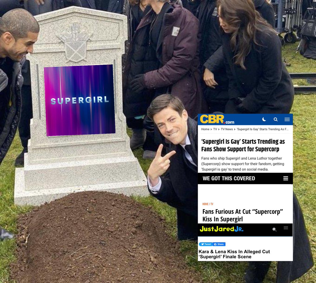 SUPERCORP KISSED AND SUPERGIRL IS GAY LETS GOO