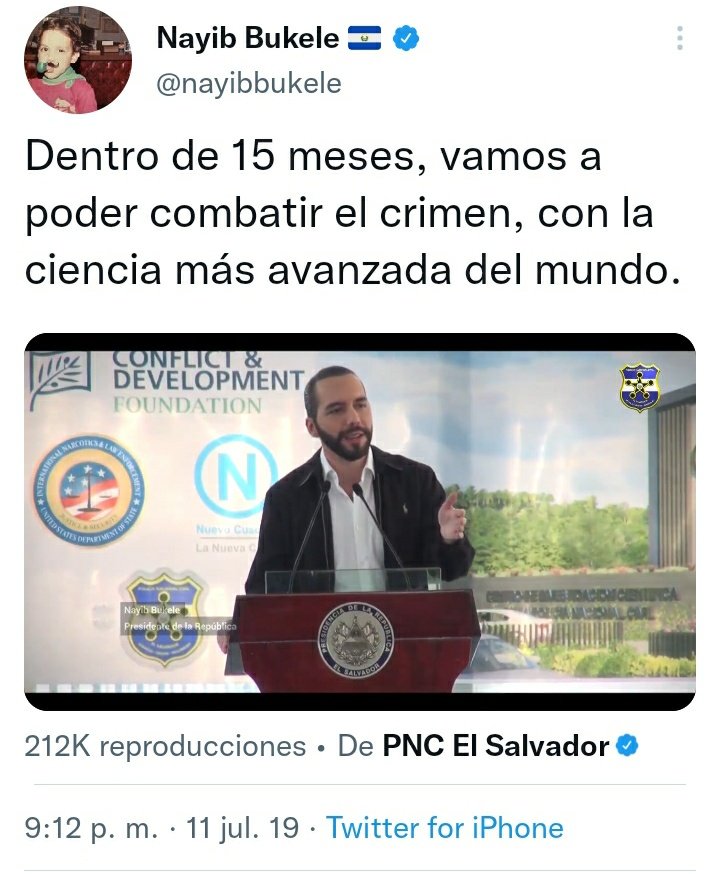 ChapudoSV's tweet photo. ¿Dónde está la ciencia más avanzada del mundo para combatir el crimen? https://t.co/Cv4ILTkDMX