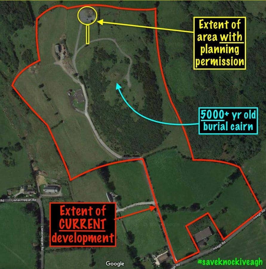 Megalithic_Eire's tweet photo. @tomasocarthaigh @SaveOurSperrins @SperrinMegalith @saveknockiveagh @SaveMagheraPark @SaveInishowen @SaveRedlandLibr @savewestcavan @SaveLeitrim @exploresperrins @EmbracEtours This is knock Iveagh in Co Down, a typical example of the extent of liberties taken by private developers in the context of a completely flawed planning system. It's destruction for private profit, not development. https://t.co/w9OAOBxDkx