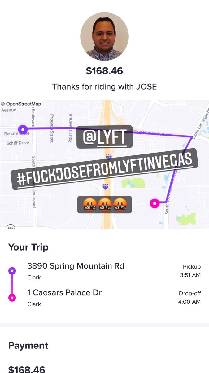 _justnani's tweet photo. #BOYCOTTLYFT #LYFTYOUSUCK @lyft @AskLyft https://t.co/Q5mMzzeAjr