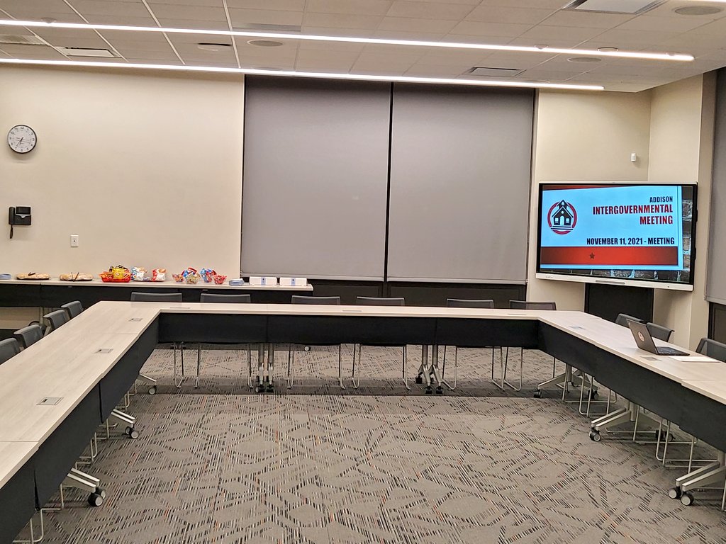fearlessleader4's tweet image. Soon this room will be filled with municipal leaders from @AddisonVillage for our Intergovernmental meeting.  You have to appreciate the community collaboration that results from this great group of people!  #AddisonAdvantage