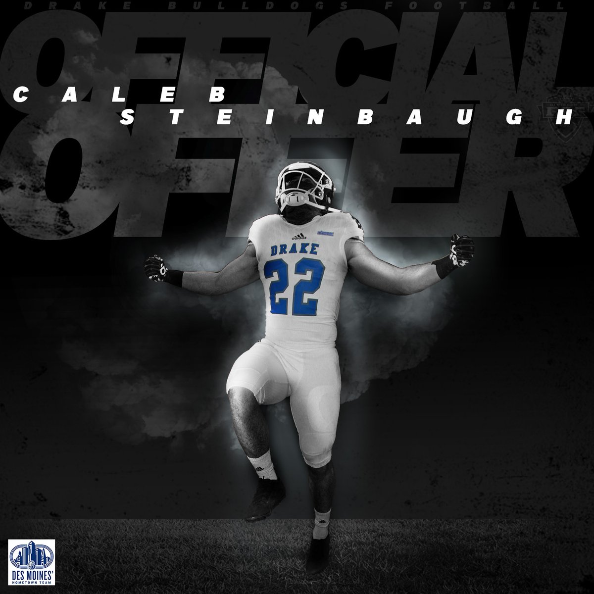 SteinbaughCaleb's tweet photo. After a great phone call with @coachsflynn I am beyond grateful to receive my 1st D1 offer from Drake University https://t.co/IyaMFnI7E1