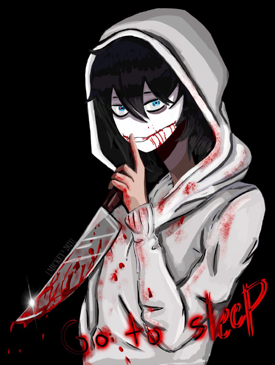 Jeff the Killer Fanart Sticker for Sale by OrianaOwO