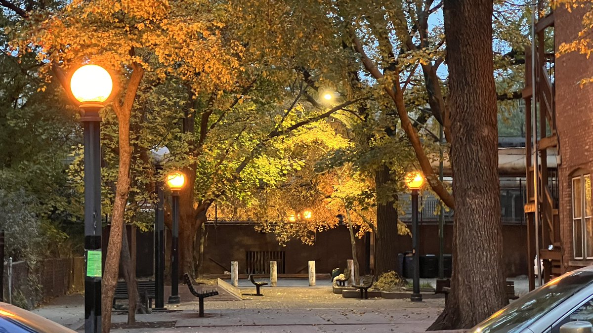 exit50's tweet image. Fall night walk