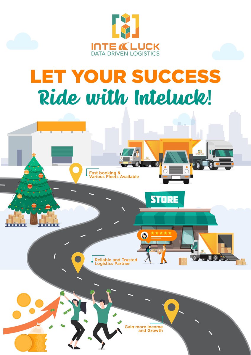 InteluckCorp's tweet photo. In every step of the way Inteluck will guide you and make sure to transport your goods to its destination! Your success is our success! 💪👌🚚

Let Inteluck Be your Logistics Partner!

#Inteluck #Trucking #Logistics #YourPartnerinSuccess https://t.co/t6Y1Q2MKZM