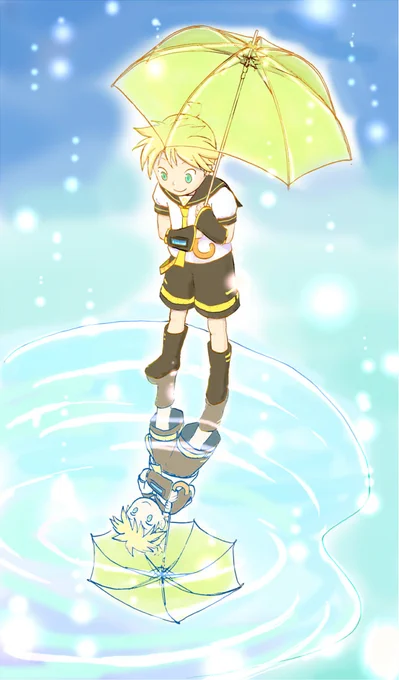デジタルを練習していた時のVOCALOIDの絵。リンレン多めです。 