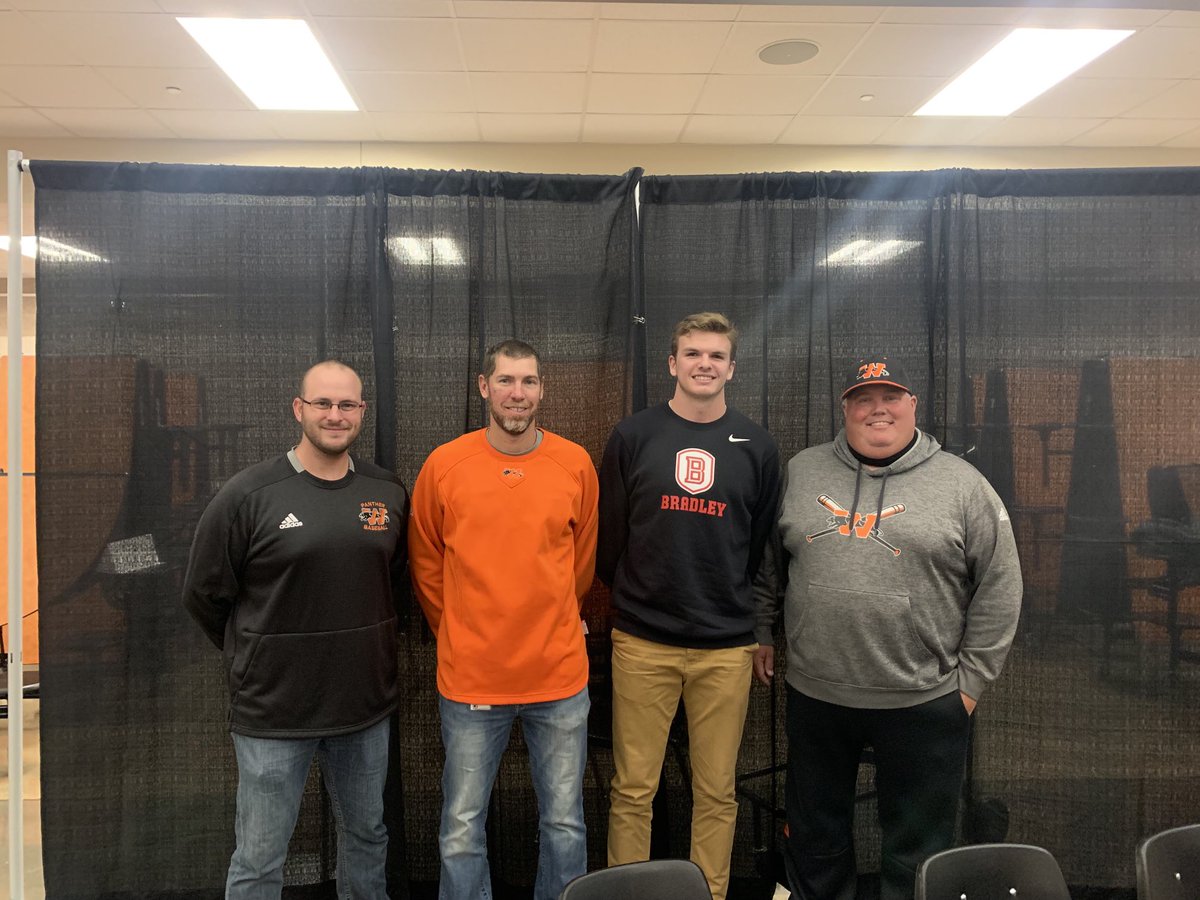 wacohibaseball's tweet photo. Congratulations Gus on signing with Bradley University!! https://t.co/vSoa91hM2w