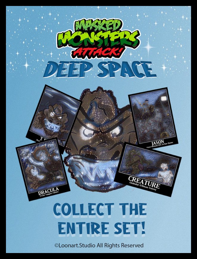 loon_art's tweet photo. Our MASKED MONSTER #NFTs are back with NEW AUCTIONS...starting as low as ONE WAX!  

Check them out HERE: https://t.co/DcRwJBUrOX

#nft #NFTartists #nftart #NFTdrop #NFTcollection #NFTCommunity #cryptoartist #NFTauctions @ArtistRTweeters @AnonymouslyObv3 https://t.co/vlHMvUtmba