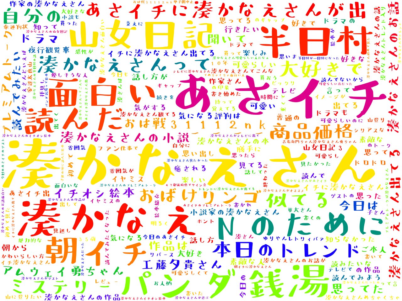 モモル Bot 日本のトレンド 湊かなえさん でよくつぶやかれている単語 あさイチ が一番つぶやかれているみたいだよ 湊かなえさん T Co Eipc6spkkz Twitter