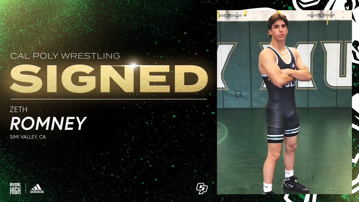 CalPolyWrestle's tweet photo. Signed ✍️

Welcome to the team Zeth Romney! 

🐎|🤼‍♂️
#RideHigh #RideTogether https://t.co/4euxOaEpBu