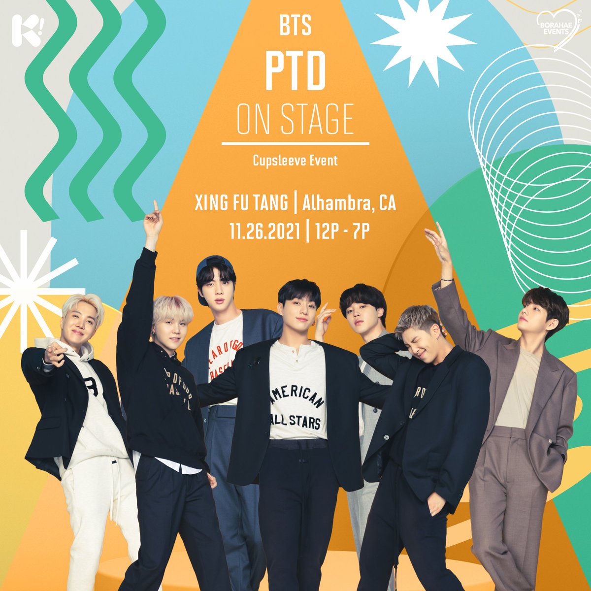 kplayfest's tweet photo. 🎵 The CUPSLEEVE design is HERE!! Don’t miss out on this exclusive GOLD FOIL cupsleeve 😭 and get yours on November 26 at our #PTD_ON_STAGE BTS Cupsleeve Event in Alhambra, California (@xingfutangsocal)‼️ 🧋

💌 Special thanks to @baohan_fresh for the design!!! https://t.co/utAnSWvwvt