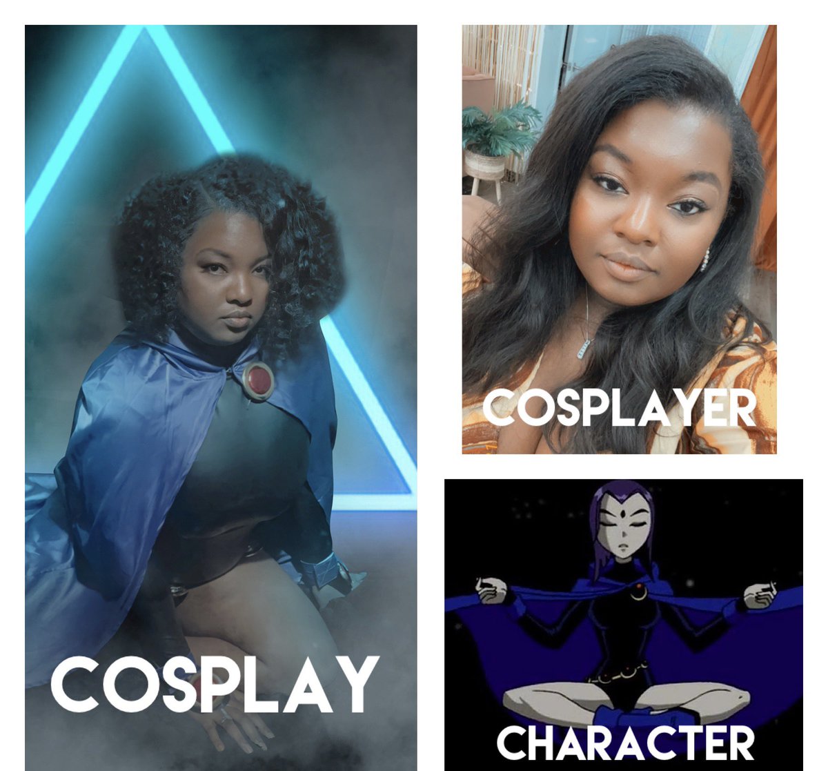 VizionaryVibess's tweet photo. My first Cosplay!! 😬😬

#cosplay #blackcosplayerhere #blackcosplayer #teentitanscosplay #BlackTwitter https://t.co/s0zWcYsEIK
