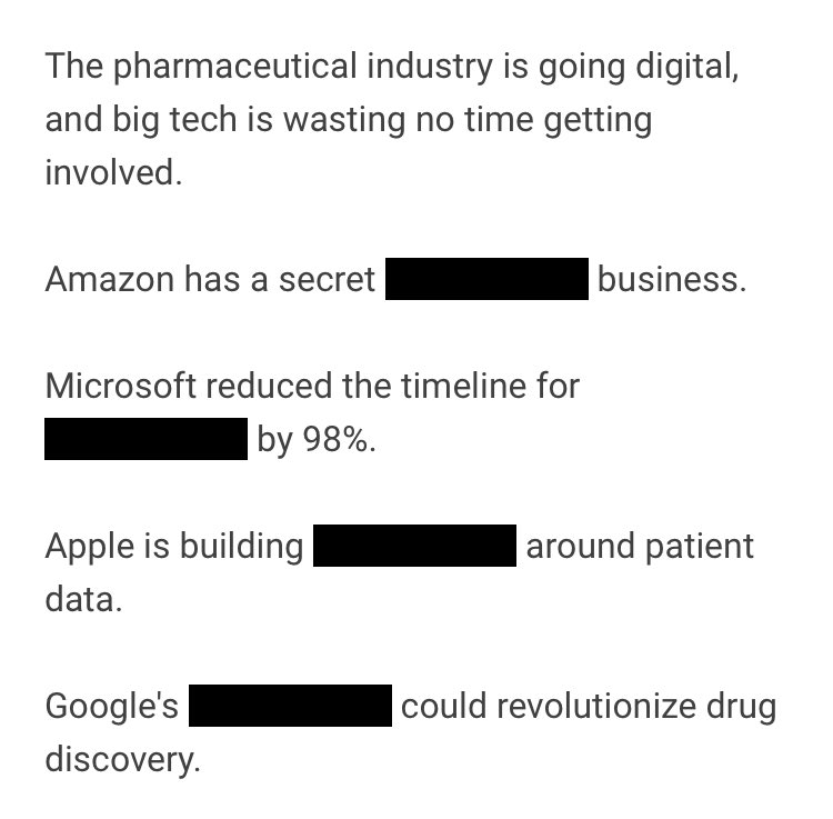 Los que vinieron a la clase de #HealthTech hoy seguro que pueden contestar este reto de ⁦<a href="/CBinsights/">CB Insights</a>⁩ . Alguien se anima? ⁦<a href="/SingularityU_Co/">Singularity University Colombia</a>⁩