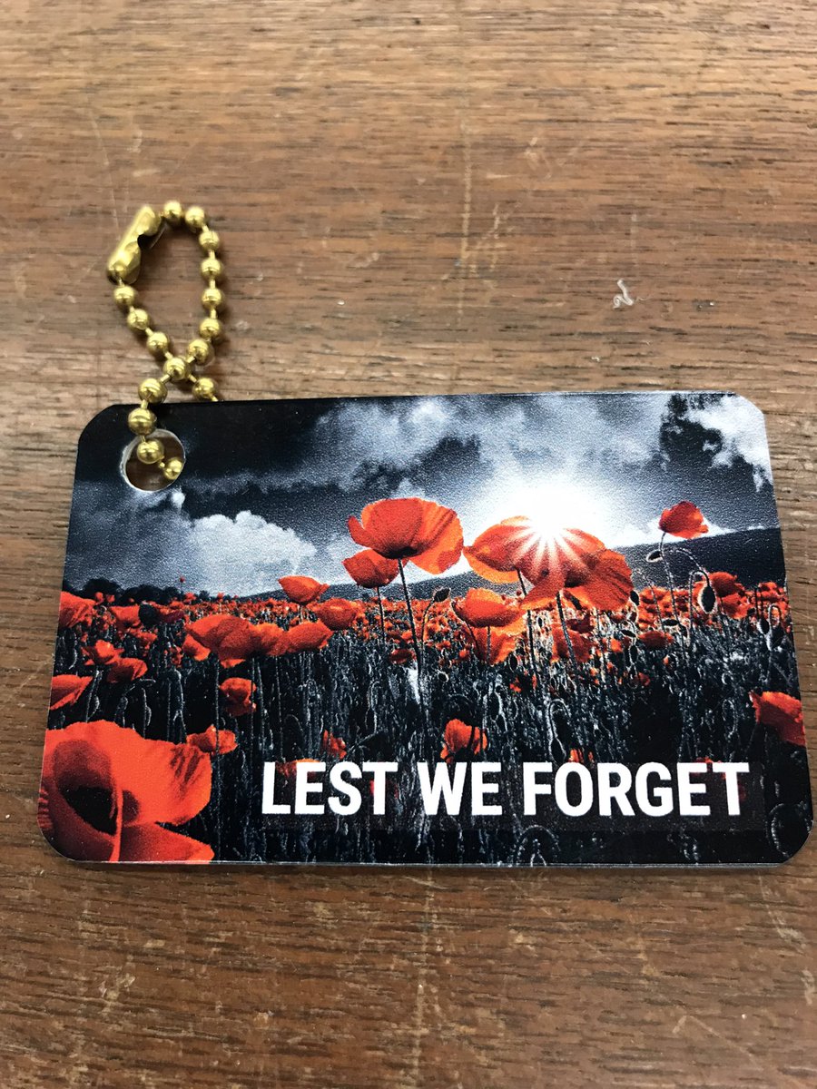 Mr_Huber's tweet photo. Grade 10-12 manufacturing students at DCVI want to give thanks to our local veterans.  They surprised them with hand made metal poppies to go along with their legion dinner. #SHSM #OYAP  #AmdsbSHSM #amdsbOYAP. https://t.co/I0XVmomQ1x