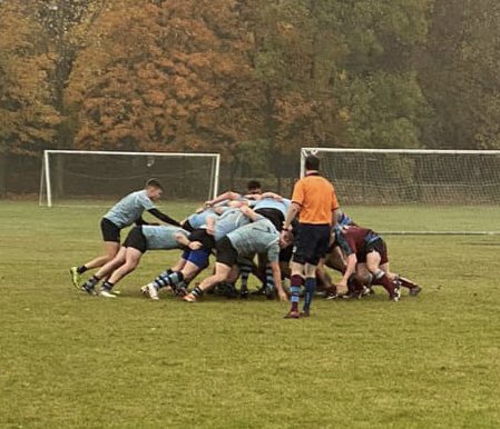 StnCdrHonington's tweet photo. The @RAFHonington Rugby Union Centurions are back! In action against @RAF_Marham this week. They played with spirit and heart and showed great potential for the future… come along to training every Wednesday 1530-1700 - all welcome - only requirement = courage!! #KickStartHon https://t.co/1AgHfFc6RP