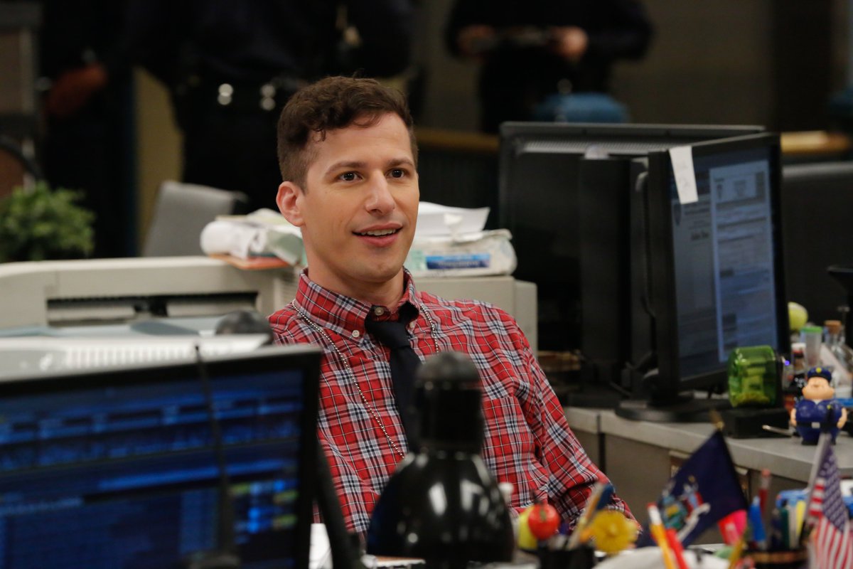brooklyn99's tweet photo. We know what album Jake Peralta's listening to right now. 🧣 https://t.co/m9g07tTi3I