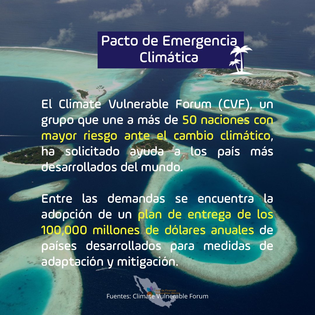 HubFinanzasSMX's tweet photo. La #COP26 nos ha dejado mucho estos días. Les invitamos a conocer algunos de los momentos más relevantes de la primera semana. 🌎
#HubFSMxInforma #HubFSMxCOP26 #gflac #hubmexico #finanzassostenibles #FinanzasSosteniblesXFuturo
#SustainableFinance4Future #cambioclimatico https://t.co/605hCgknzZ