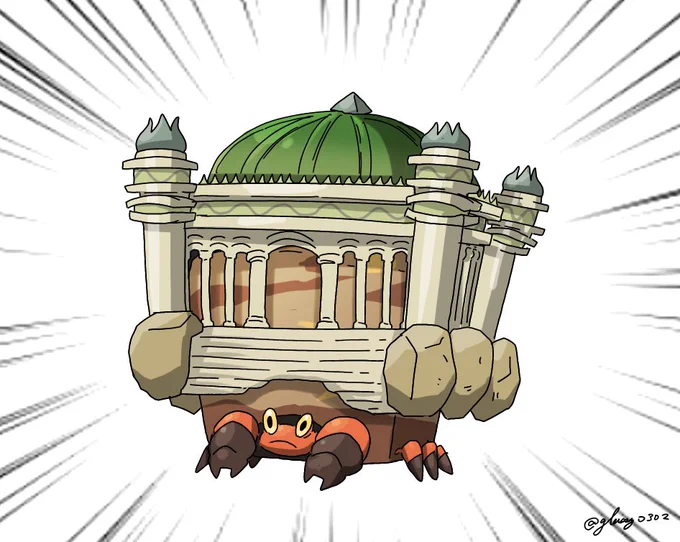 俺に挑む前にレポート書いときな!!
っていう気概が感じ取れる可愛い🦀🏰 