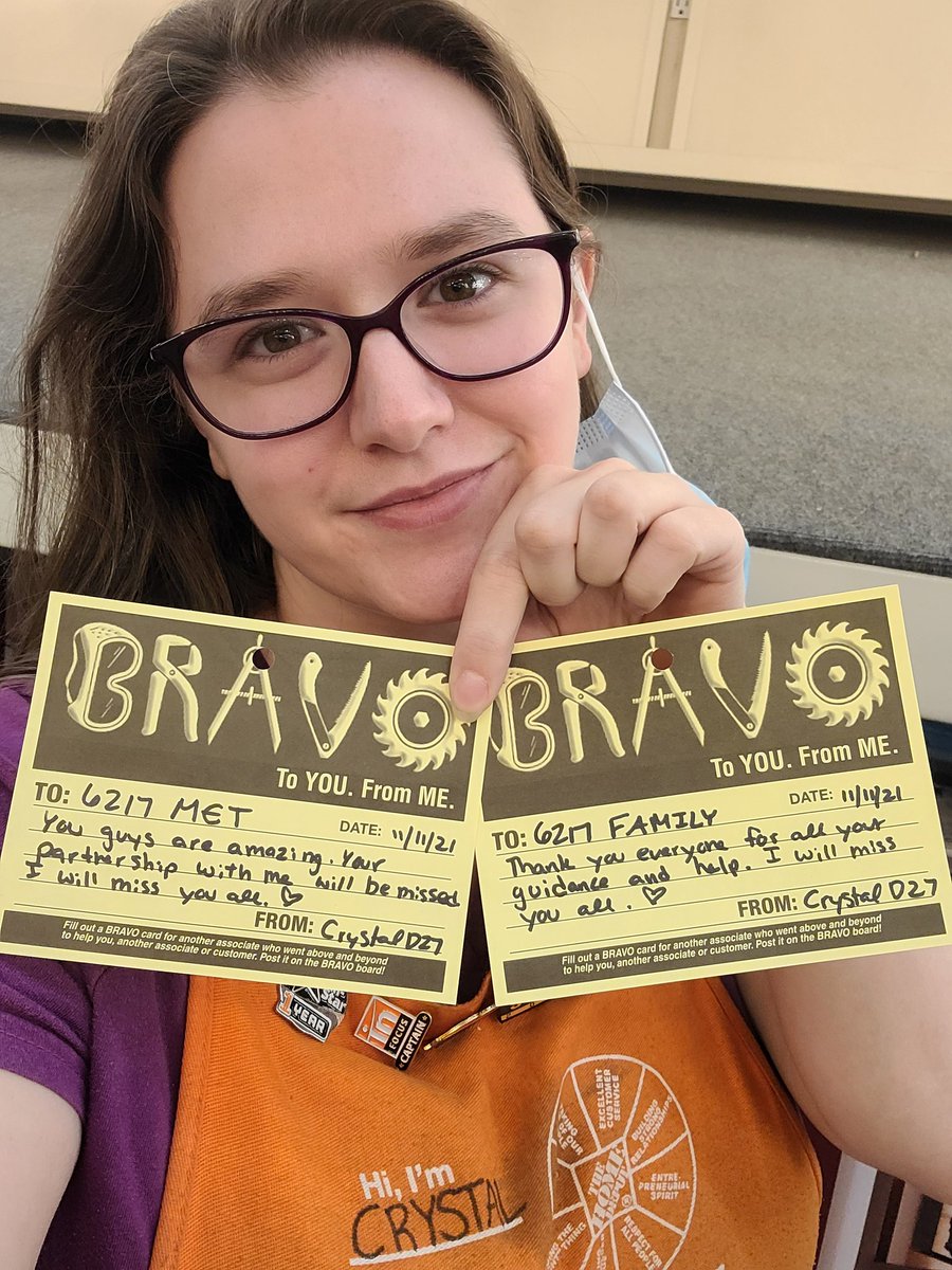 Today I clocked out for the last time of this amazing chapter of my life. 8 1/2 years of guidance and knowledge I will carry into my next chapter. I will miss all of my Home Depot Family. Attempted to post to yammer but I think I did it wrong 🤣#6217 #WallingfordStrong