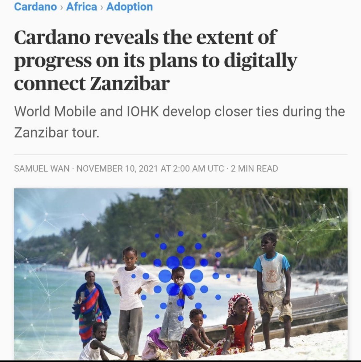 vanilla3116's tweet photo. #Cardano #Africa #Adoption #CardanoUpdates https://t.co/n28Sz07EOH