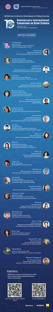 yang_youran's tweet photo. Had a wonderful conference experience last weekend! 
I was very excited to listen to so many cutting-edge and important works and get the answer to my own scientific questions. Happy birthday to McGovern Institute at PKU! It's my pleasure to be here getting scientific training. https://t.co/JVIr080od5