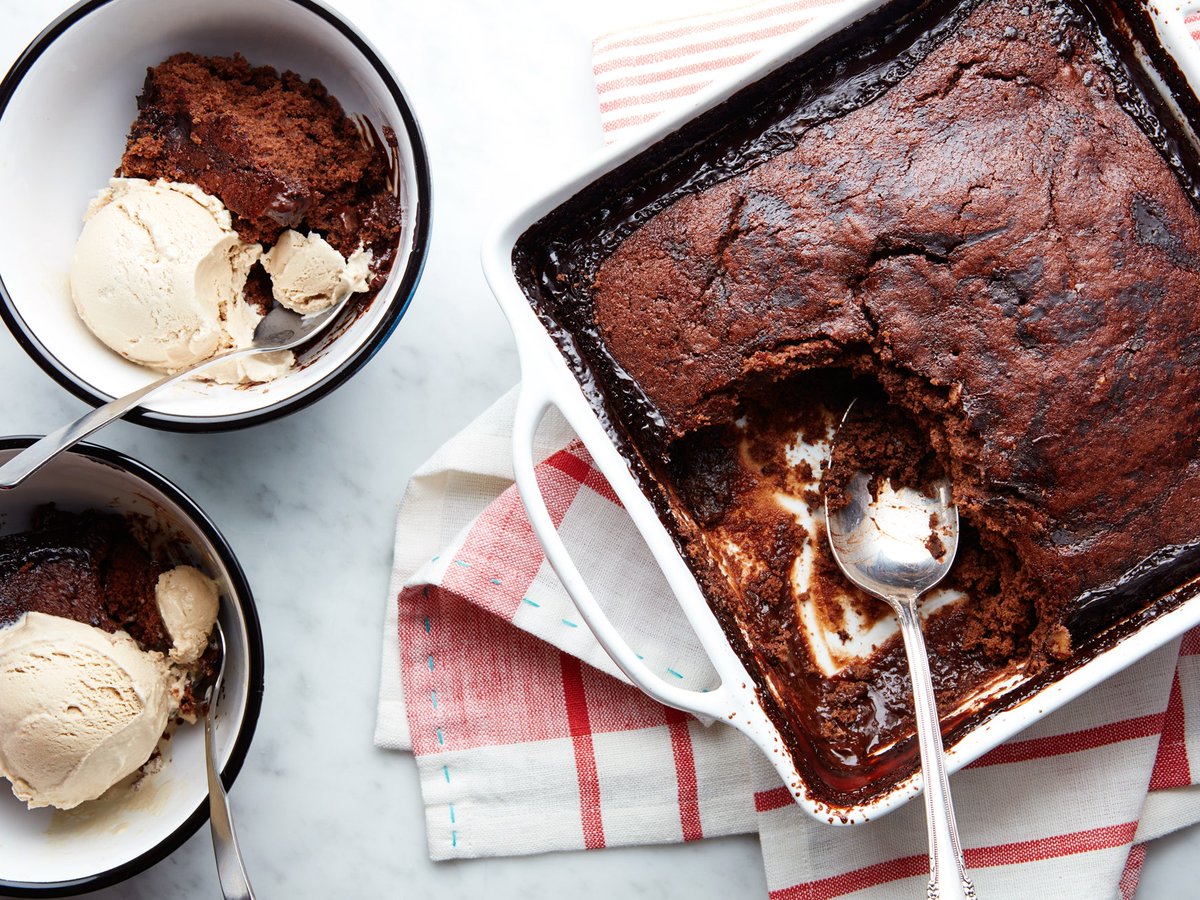 epicurious's tweet photo. Seems like you need some of this brownie pudding cake. https://t.co/OoJebVoy6J https://t.co/kzdrN9ju8o