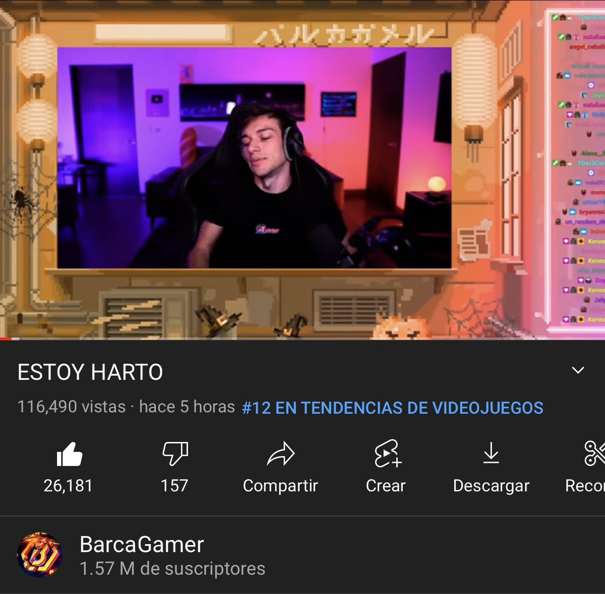 barcagameryt's tweet photo. Estamos en tendencias señores 🔥, muy buen video el de hoy, me gustó mucho :p. https://t.co/jmYOv6Ku4Z
