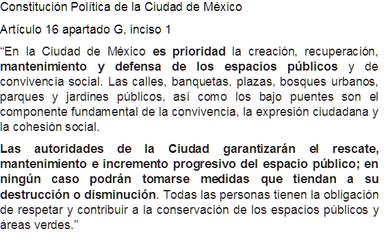 amicuscurios's tweet photo. 2/2 parece q a .@Claudiashein .@NVS_ y demás ineptos de "gobierno" CDMX se les "olvidó" cumplir el artículo 16, apartado G, inciso 1 de la Constitución Política CDMX q sus camaradas incluyeron ahí y que prohíbe destruir o disminuir el espacio público como es el Mercado Mixcalco. https://t.co/MIrbm79pj3