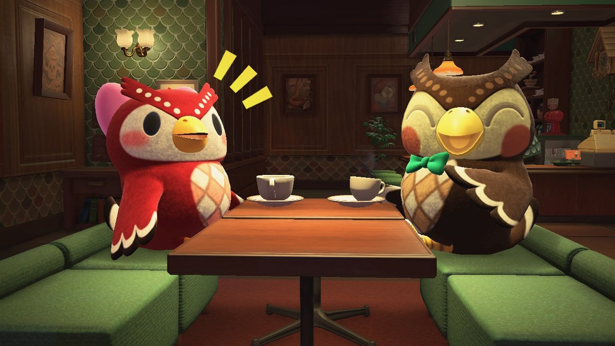 AmandaRuthAC's tweet photo. All of the interactions in the Roost have been precious! 
#theroost #acnhupdate #blathers #celeste #AnimalCrossing #ACNH https://t.co/xpigocEn1W