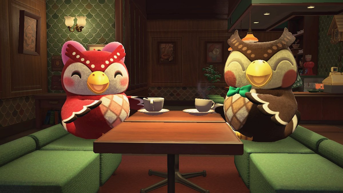AmandaRuthAC's tweet photo. All of the interactions in the Roost have been precious! 
#theroost #acnhupdate #blathers #celeste #AnimalCrossing #ACNH https://t.co/xpigocEn1W