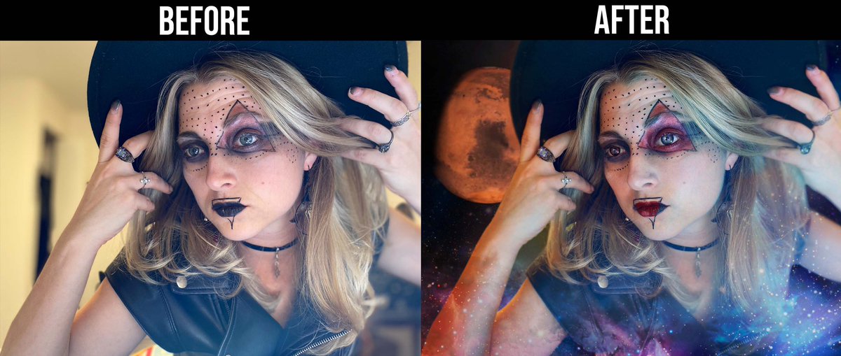 GYeier's tweet photo. Sharing some photo editing I played with the other day, I miss modeling, doing art photography and the like. 
#modelling #photography #editing #cosmisgoddess #mars https://t.co/TYbTM2Ay1S