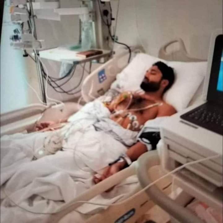 msaadali89's tweet photo. After such treatment the warrior return to play the Semi’s, What a legend ❤️ @iMRizwanPak  #T20WorldCup21 https://t.co/jwYaL73lth