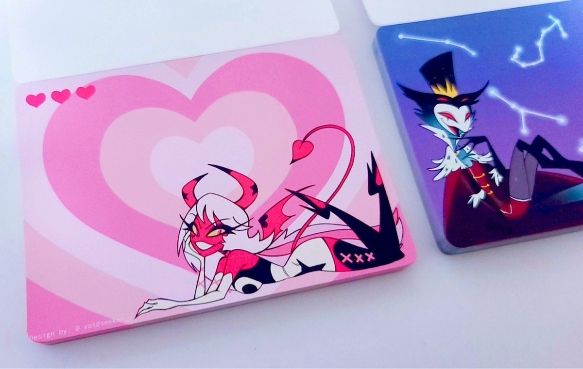 voidseeker_'s tweet photo. My Hazbin Hotel memopad is now on sale with free shipping! ✨💕👑
It was supposed to be sold at the same time as my new standees, but we're selling the memopads first for this sale. https://t.co/N2d2214rDB https://t.co/8WlfGpMxwR