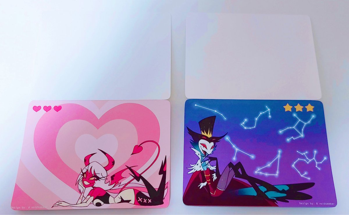 voidseeker_'s tweet photo. My Hazbin Hotel memopad is now on sale with free shipping! ✨💕👑
It was supposed to be sold at the same time as my new standees, but we're selling the memopads first for this sale. https://t.co/N2d2214rDB https://t.co/8WlfGpMxwR