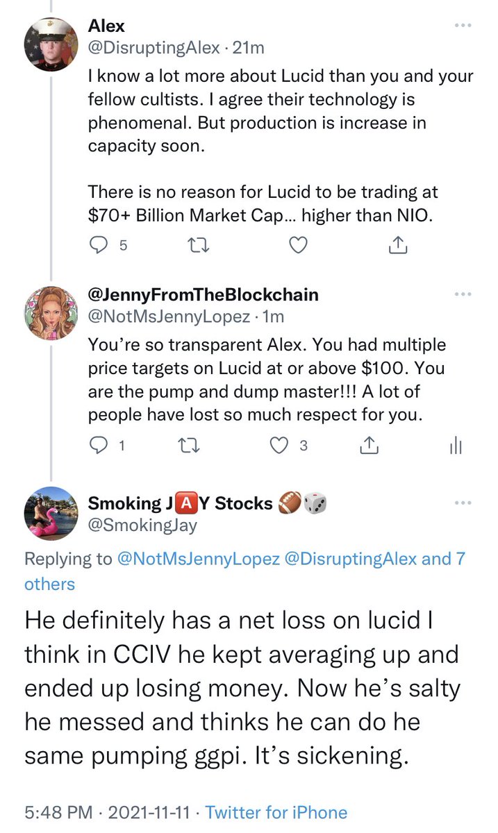NotMsJennyLopez's tweet photo. $LCID The biggest clown of them all! He pumped Lucid with price targets of >$100, which you will rarely hear from true Lucid Bulls, we base PT’s on charts. He has lost all credibility, first $BODY &amp; now $LCID!!! #AlexCutler #LucidMotors https://t.co/hYF5ygJ3Rp