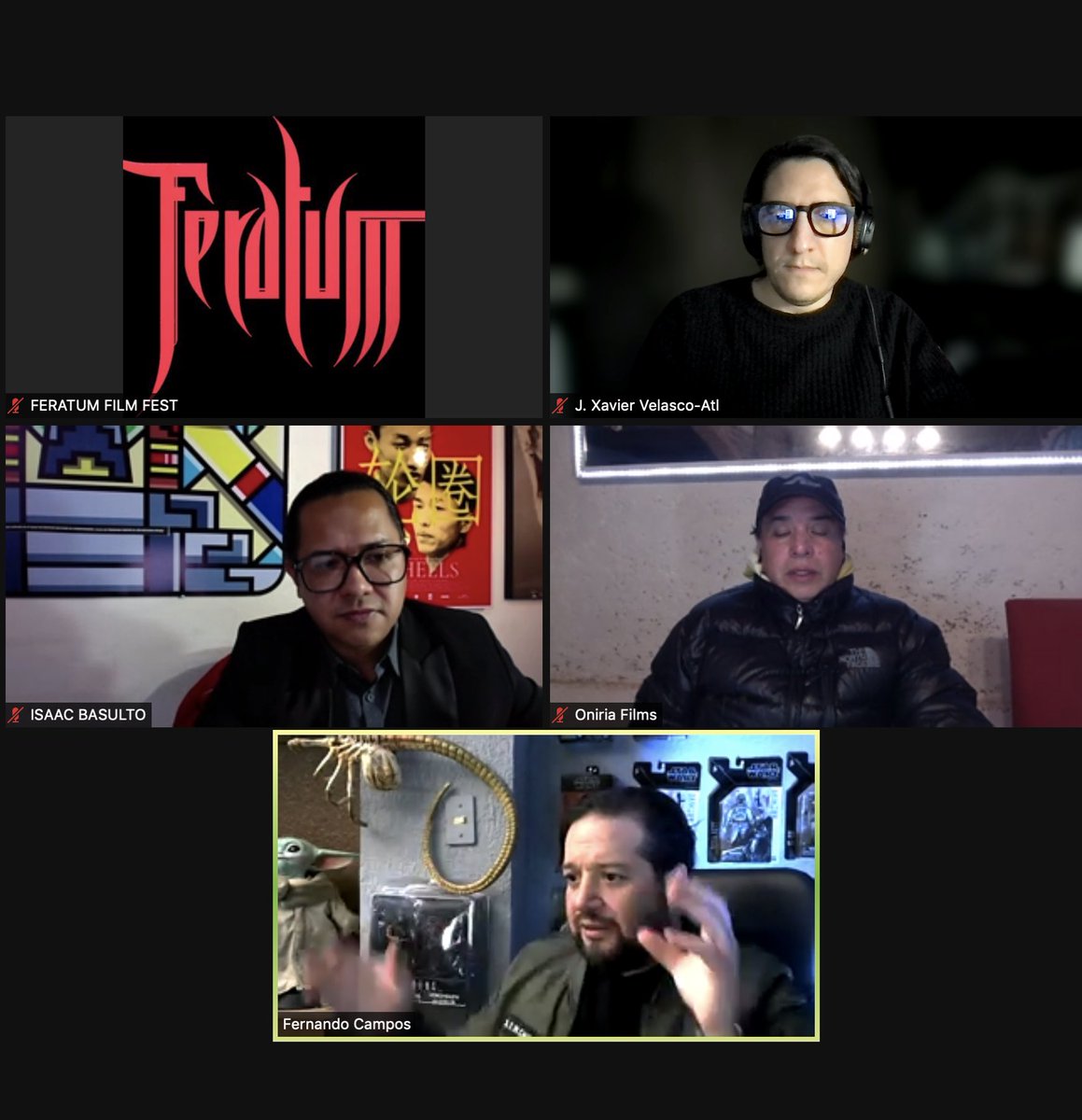 AtlShortFilm's tweet photo. Charla sobre Sci-Fi y VFX a propósito de @AztechTheMovie en el @FERATUMFEST 
@IsaacBasulto @jxaviervelasco https://t.co/D6AdRgKeQf