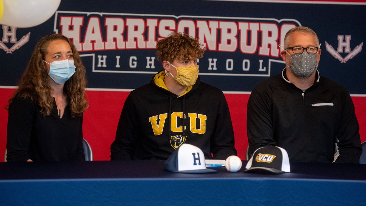 VTCody's tweet photo. "It feels great to get it official and know I’m in there.”

Harrisonburg pitcher Evan Bert has now signed his NLI with Virginia Commonwealth University: https://t.co/rKLxXJ8wTF https://t.co/AU9eGSic0q