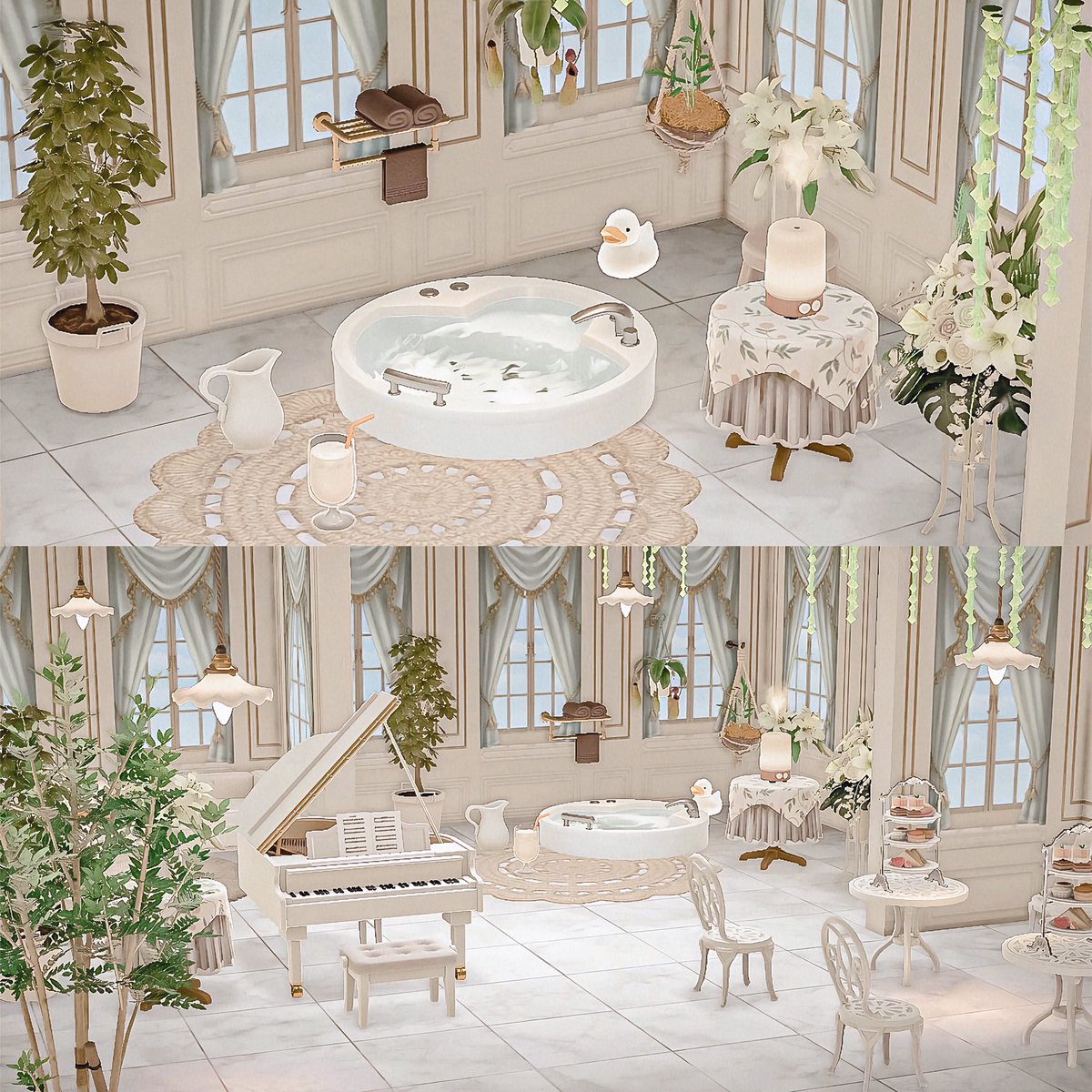 kii_acnh's tweet photo. 𝚠𝚑𝚒𝚝𝚎 𝚜𝚊𝚕𝚘𝚗 🛁 🕊

#acnh #AnimalCrossing #HappyHomeParadise https://t.co/SCdZctmz3N