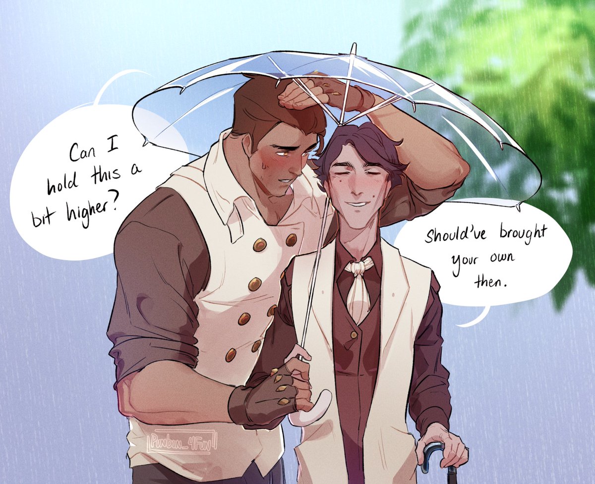 been raining quite alot these days, so i drew this :)

#jayvik #jayce #victor #Arcane #LeagueOfLegends 