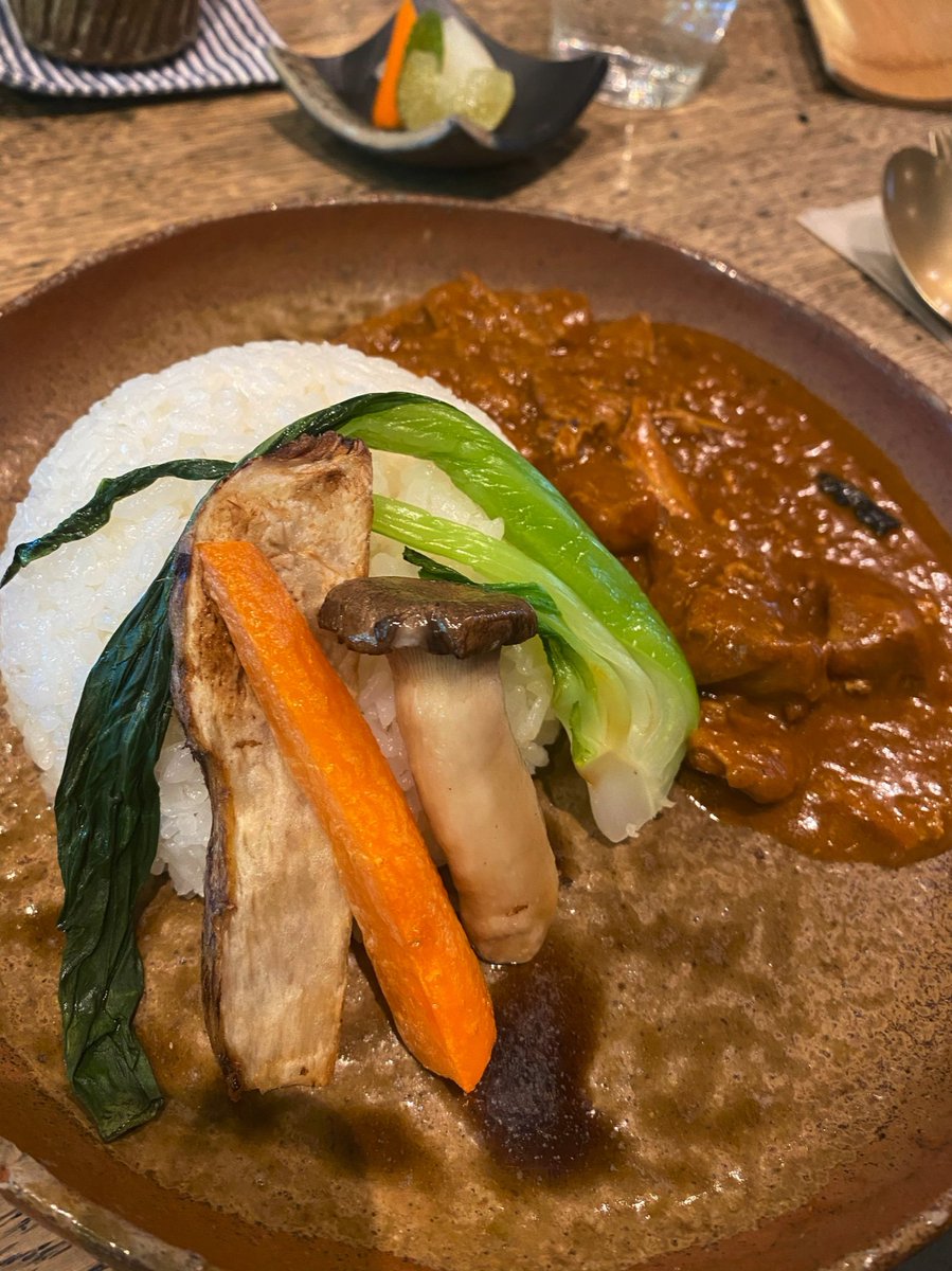 Tenten_37210's tweet photo. カフェカレー🍛
エリンギだと思ってたらポテトだった https://t.co/D5f3aKvEEa