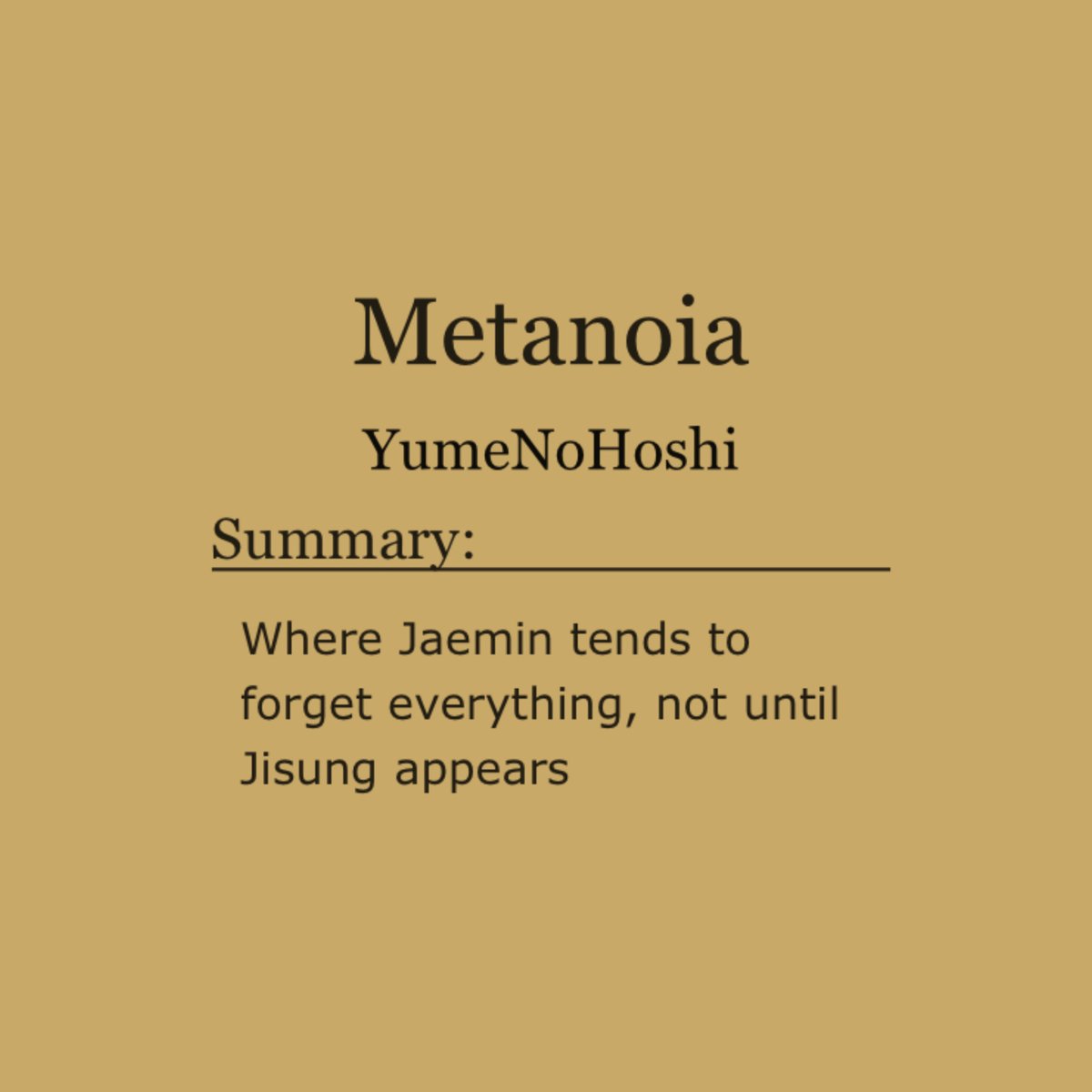 soljunnie's tweet photo. Metanoia; prelude + chapter 1
➺ jaemsung fic
➺ 2.9k - chaptered
➺ status: ongoing
➺ magical realism, curse through a potion, hurt/comfort, feelings realization
➺ rating: T
➺ for @jaemsungfest 

➺link in replies~ https://t.co/NEcFv0SztP
