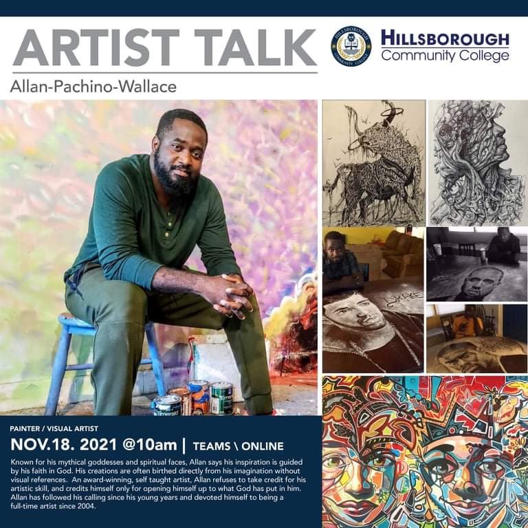 liquidpencil's tweet photo. Artist talk November 18th. 10am Hillsborough Community College. https://t.co/9D8o3v9cJB