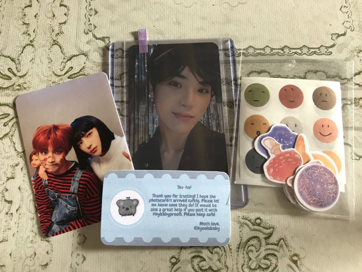 jcmclaims's tweet photo. 💌 #kimails 

guess who arrived today... haknyeon! thank you so much for the fast &amp; smooth transaction @kyuoalababy ! cute ng freebies T__T

#kybabyproofs https://t.co/iKlnROeHfZ
