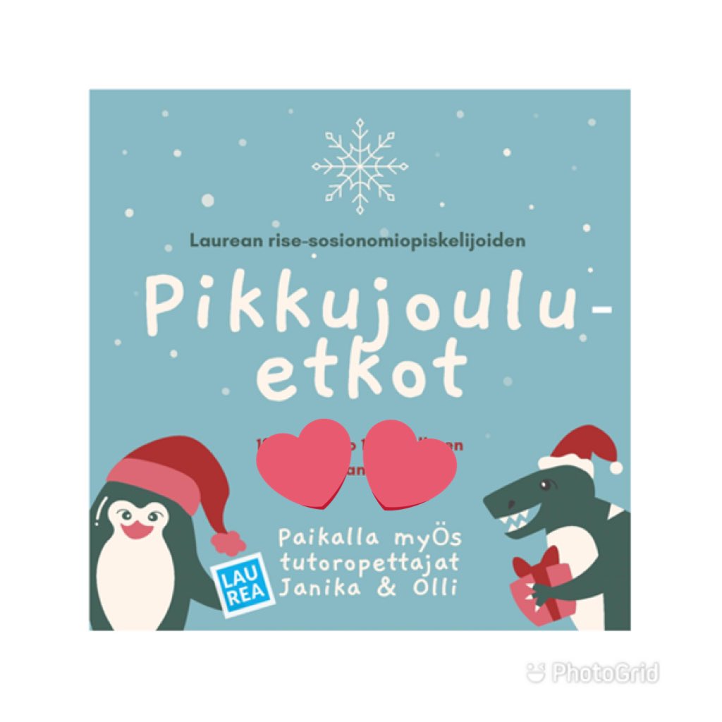 JanikaLind's tweet photo. Tänään kohtaan tänä vuonna opintonsa aloittaneita opiskelijoita ensimmäistä kertaa livenä. #pikkujouluetkot #tutorointi #opiskelijat https://t.co/vzqEvXCq7w