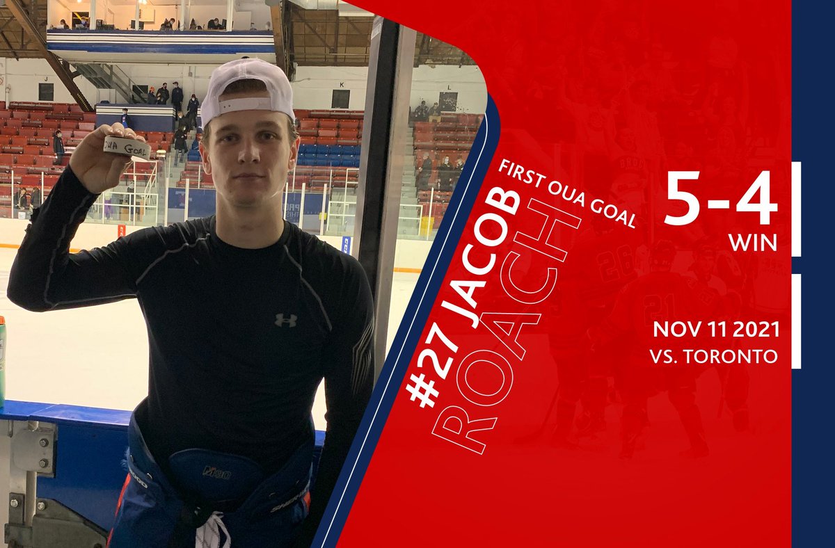 Congrats to Jacob Roach on his first OUA goal!