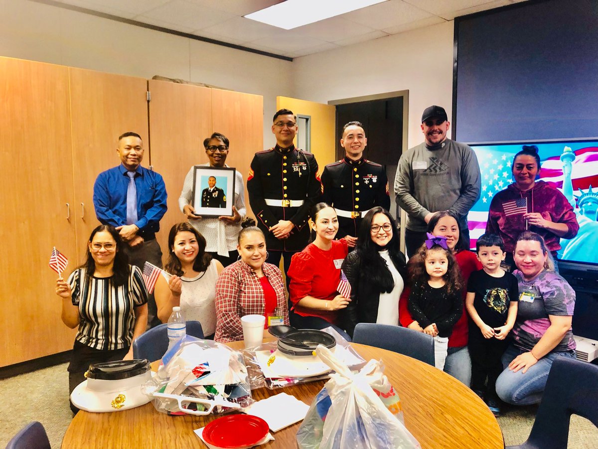What a beautiful day <a href="/McDougleKISD/">McDougleKISD</a> to celebrate and honor our veterans. Our adult ESL students loved practicing their English as they hosted a reception for our  guests! <a href="/FamilyKisd/">KISDFamilyEngagement</a> #VeteransDay #ThankYouForYourService