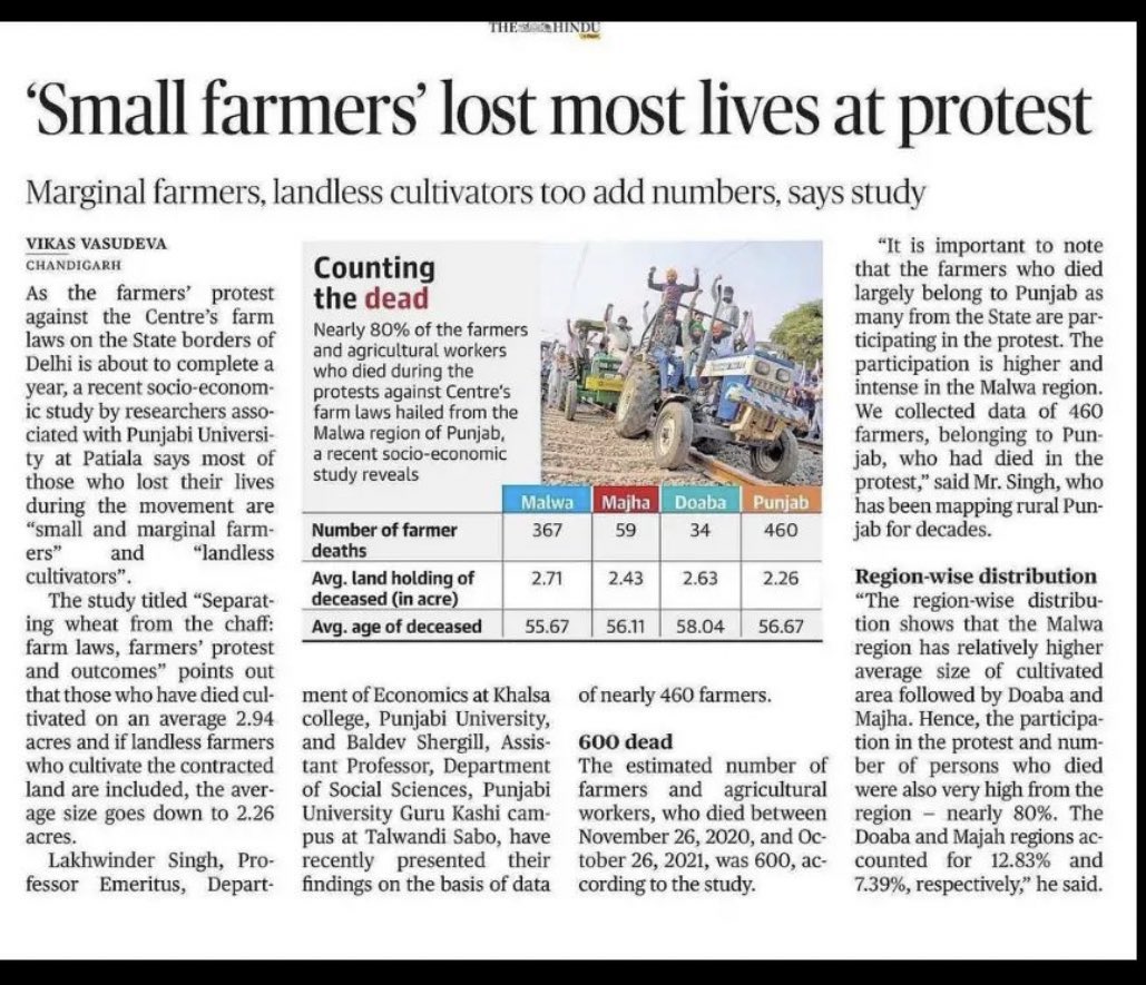 RT @Be1Benipal: Modi is responsible for all the deaths of farmers #ModiCausing_FarmersDeath #FarmersProtest https://t.co/xPUXlxr1R3