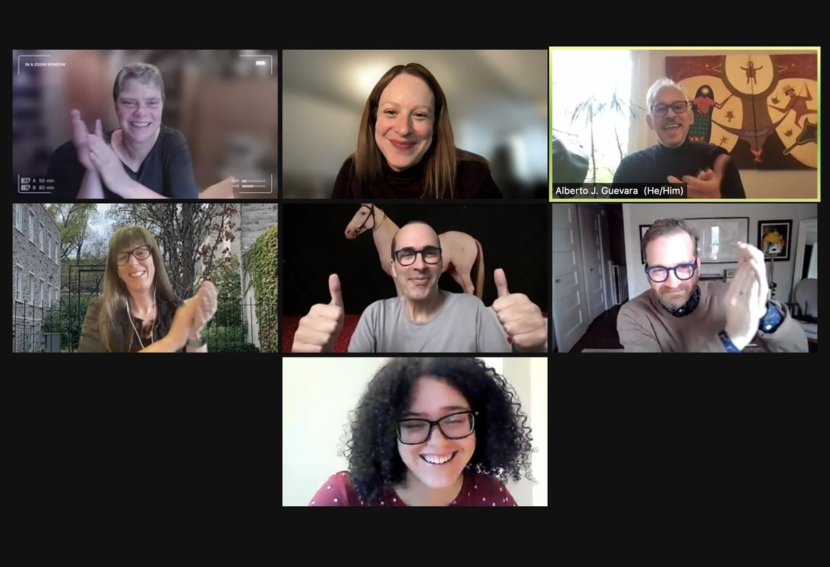 l_lsquared's tweet image. Congratulations to Dr. @SignyLynch on successfully defending her dissertation today! A brilliant dissertation on intercultural relations and direct address in performance by a brilliant scholar and teacher. @YorkuAMPD @yorku_gradtps