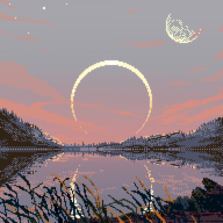 SolDadSci's tweet photo. I just discovered @solsunsets like 10 minutes ago and I know literally nothing about except they gave me these for barely over 1 SOL. Maybe my favorite pixel art of all time? They have a site that will generate a 3:1 banner version of your NFT for free, too. https://t.co/nukmeSZ5GB